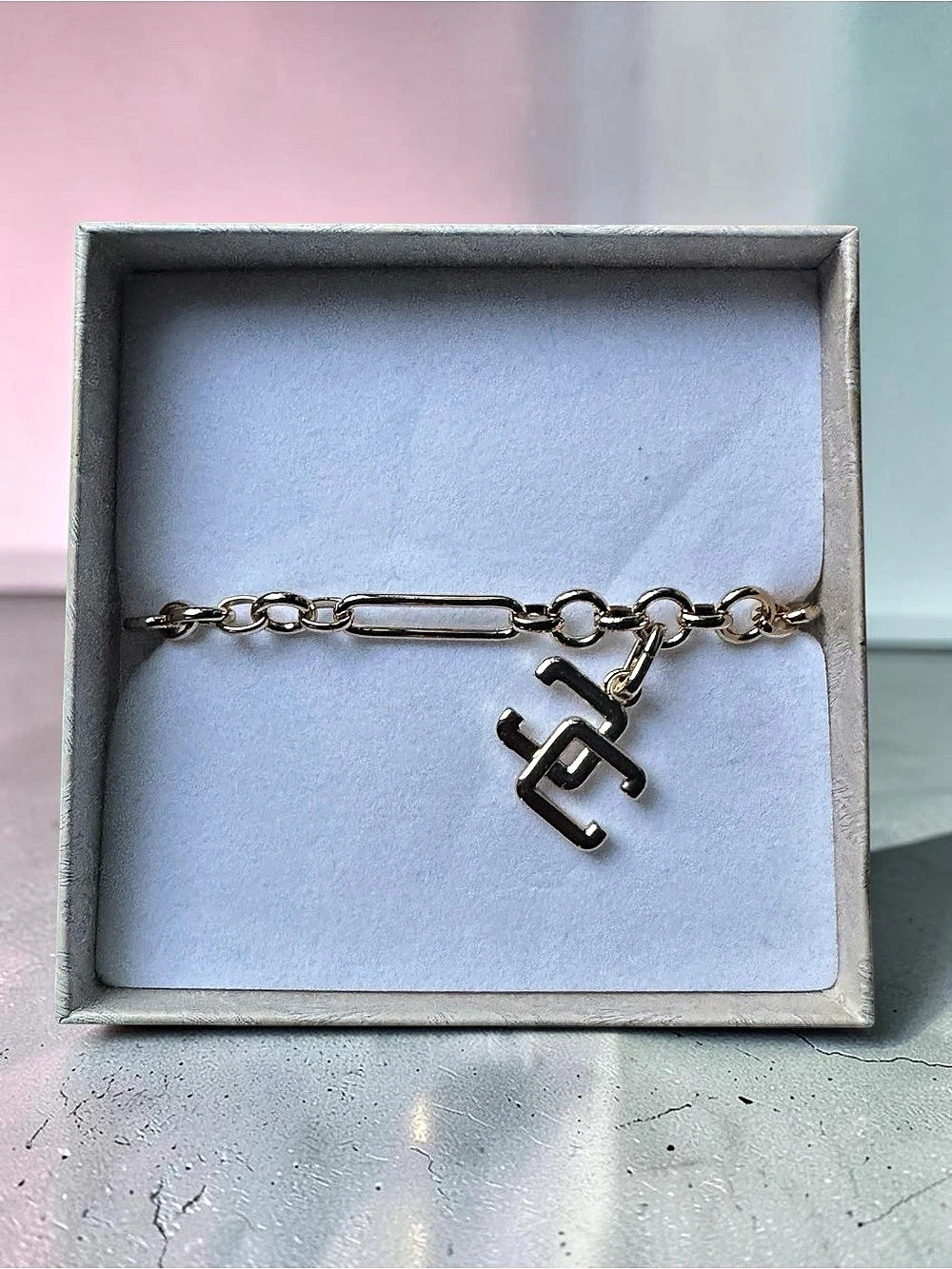 Chico's Silver-Tone Chain Pendant Bracelet NIB